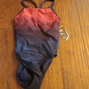 Medium TYR forge diamonddot swimsuit one piece womens